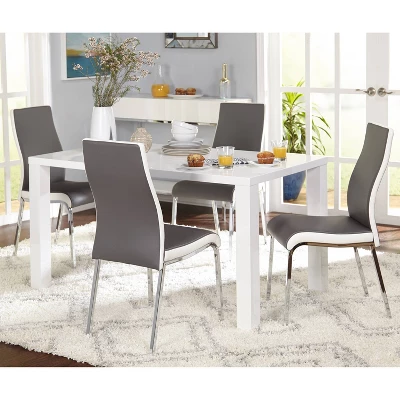 5pc Cally Dining Set Gray - Buylateral 1 5pc Cally Dining Set Gray - Buylateral