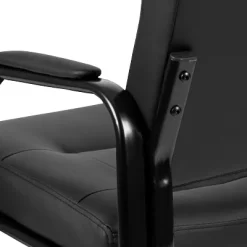 Emma And Oliver Black LeatherSoft Executive Reception Chair - Guest Chair -Home Style Deals Store GUEST 02ade431 17b3 4005 a12e 1ed7856b6872