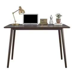 Brittany Mid Century Modern Desk Walnut - Novogratz -Home Style Deals Store GUEST 0308ae32 9fa7 498a 99ea 4bb40e850799