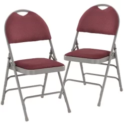 Flash Furniture 2 Pack HERCULES Series Extra Large Ultra-Premium Triple Braced Metal Folding Chair With Easy-Carry Handle -Home Style Deals Store GUEST 04dceadd 4711 43c2 85da 2510daa242e3