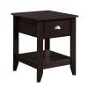 Sauder Shoal Creek Smart Center Side Table Jamocha Wood Finish