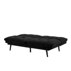 Finley Convertible Futon Sofa Bed Black - Serta -Home Style Deals Store GUEST 05f76257 a432 4c1e ba52 9cdec931b1bd