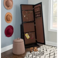 Lola Cheval Mirror/Jewelry Wardrobe Black - Powell Company -Home Style Deals Store GUEST 06b2f035 718e 411f 85ea 89afc2452002