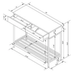 Loring Console Table Vintage Oak - Threshold™ -Home Style Deals Store GUEST 075b98e6 c284 4a77 b0d1 c62136fa3cfb