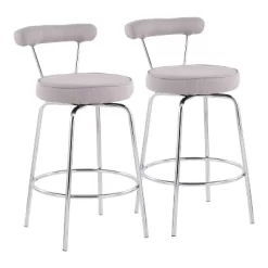 Set Of 2 Rhonda Glam Counter Height Barstools - LumiSource -Home Style Deals Store GUEST 07caf4cc b3aa 4d44 bf2d 34d374c854db