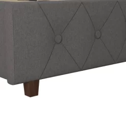 King Mercer Linen Upholstered Bed Light Gray - CosmoLiving By Cosmopolitan -Home Style Deals Store GUEST 07f67e7f c236 47a8 a669 f842c6980a5f