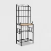 Praha Bakers Rack Black - Boraam