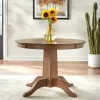 Athens Round Dining Table Walnut - Lifestorey