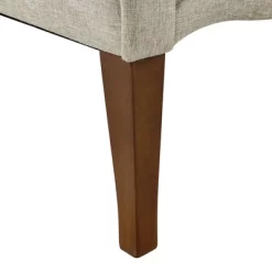 HOMCOM Traditional Style Entryway Bed End Shoe Bench With Button Tufted And Rounded Arm For Living Room -Home Style Deals Store GUEST 0a45a36a 25a0 40de 9cdb f6830a1b81a6