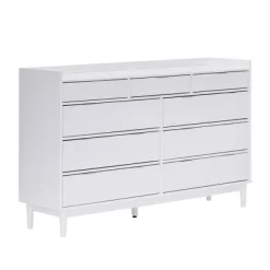 Mid-Century Modern Solid Wood 9 Drawer Horizontal Dresser - Saracina Home -Home Style Deals Store GUEST 0b48733e 6e99 4e9f 9b7c 01a58b239330