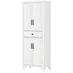 HOMCOM 67" Freestanding Kitchen Pantry, 4-Door Storage Cabinet With Drawer And Adjustable Shelves, White -Home Style Deals Store GUEST 0b9ec643 d739 4100 a0a7 d41146c850f1