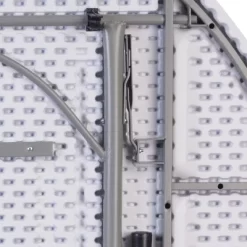 Flash Furniture 5.89-Foot Round Bi-Fold Granite White Plastic Banquet And Event Folding Table With Carrying Handle -Home Style Deals Store GUEST 0ba8b7ad 6a6e 4729 b3ba 3d06d527cca7