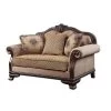 69" Chateau De Ville Fabric Sofa Espresso Finish - Acme Furniture