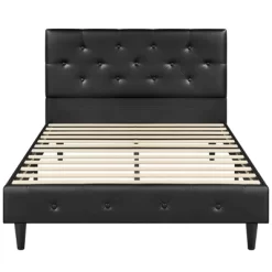Yaheetech Classic Faux Leather Upholstered Bed Frame Platform Bed -Home Style Deals Store GUEST 0c9fa1ac f21c 443b b2e7 14f48983ceb0