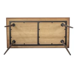 Coco Dining Table Rustic Oak/Brown - Armen Living -Home Style Deals Store GUEST 0ded8aff c5ae 4d49 9f5e 557c6261cbf5