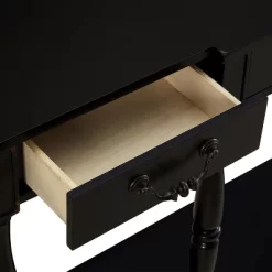 Spencer Spindle Console Table Black Crackle - Powell Company -Home Style Deals Store GUEST 0e1a29bf 5279 4714 8f41 ce7eb2ae8b04