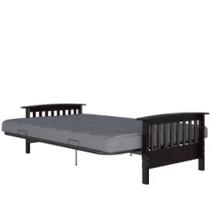 Full Brixen Wood Arm Metal Futon Frame With 6" Mattress - Room & Joy -Home Style Deals Store GUEST 0e9ab4ee edd0 45cf b6b2 e7516c67346b