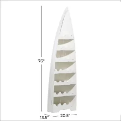 Coastal Wood Standing Wine Rack White - Olivia & May -Home Style Deals Store GUEST 0ea5d636 9f7f 4ebc a0f8 eb7a87ce987a