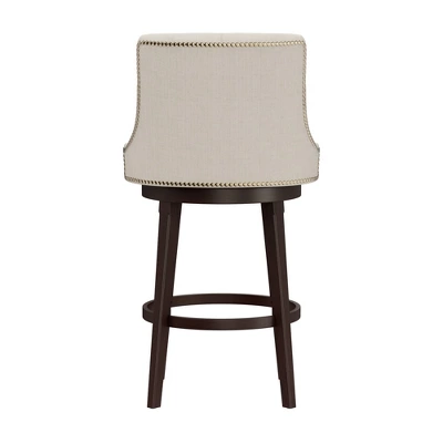 30" Halbrooke Swivel Barstool Smoke/Cream Hillsdale Furniture 5 30" Halbrooke Swivel Barstool Smoke/Cream Hillsdale Furniture - Image 5