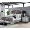 3pc Queen Bentlee Bedroom Set With 2 Nightstands Silver/Warm Gray - HOMES: Inside + Out