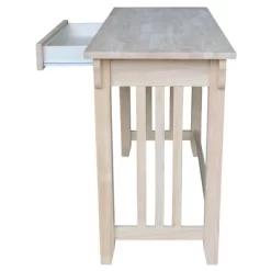 Mission Desk With Drawer - Unfinished - International Concepts -Home Style Deals Store GUEST 104d3861 ce43 40b3 9f65 81945eb6ee2c