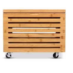 BirdRock Home Bamboo Rolling File Storage Organizer Box With Lid - Natural -Home Style Deals Store GUEST 111d1fd1 4cc1 4045 a09c 6f663efc6c58