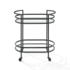 Bailey Bar Cart Matte Black - Crosley