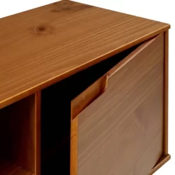 Solid Wood Mid-Century Modern TV Stand For TVs Up To 80" - Saracina Home -Home Style Deals Store GUEST 1230d599 1ffc 49f5 88b2 9c14434896a7