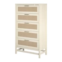 Latta 5 Drawer Dresser Ivory Oak/Faux Rattan - Room & Joy 13 Latta 5 Drawer Dresser Ivory Oak/Faux Rattan - Room & Joy -Home Style Deals Store GUEST 12d1f1b9 da5e 45dc 807b fa949ab6d665