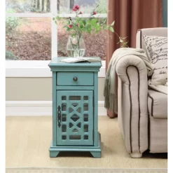 Enson 1 Drawer 1 Door Chairside Cabinet - Treasure Trove Accents -Home Style Deals Store GUEST 132d8c34 fc2d 4411 be53 b168f933f38d