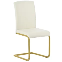 5 PCS Round Dining Table Set With Faux Marble Dining Table And Metal Legs, White-ModernLuxe 21 5 PCS Round Dining Table Set With Faux Marble Dining Table And Metal Legs, White-ModernLuxe -Home Style Deals Store GUEST 1351bb31 1b03 4bf4 97b6 07feff377833