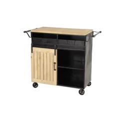 Industrial Rolling Cart Black - Olivia & May -Home Style Deals Store GUEST 14ca9f40 3987 4eaf 9822 77ed7f25d60d
