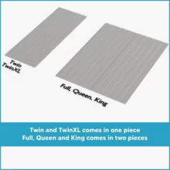 Continental Sleep, 0.75-Inch Vertical Mattress Support Wooden Bunkie Board/Slats With Cover -Home Style Deals Store GUEST 14fc7626 bbff 439d 8708 a028544383f7