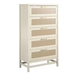 Latta 5 Drawer Dresser Ivory Oak/Faux Rattan - Room & Joy 12 Latta 5 Drawer Dresser Ivory Oak/Faux Rattan - Room & Joy -Home Style Deals Store GUEST 165619fa 2dfa 4e63 a197 eb308c118683