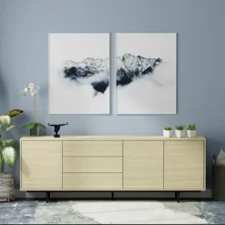 Glenwillow Home Atlas 78" X 28" Highboy Modern TV Stand Cabinet And Sideboard -Home Style Deals Store GUEST 168269ae a48b 4d67 8aef d3c4587a1dd9