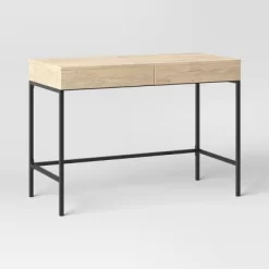 Loring Wood Writing Desk With Drawers And Charging Station - Threshold™ -Home Style Deals Store GUEST 179e5fa9 f7ca 441d b11a aee71a298562