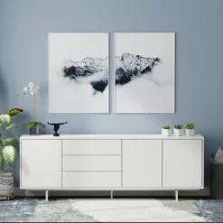 Glenwillow Home Atlas 78" X 28" Highboy Modern TV Stand Cabinet And Sideboard -Home Style Deals Store GUEST 17ef32a0 9d0c 4f18 83b1 606f008740d8