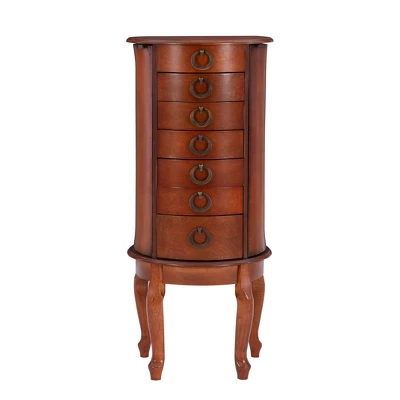 Raine Jewelry Armoire Cherry - Powell Company 2 Raine Jewelry Armoire Cherry - Powell Company - Image 2