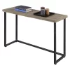 Laredo Parquet Console Table Natural/Black - Breighton Home