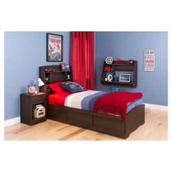 Twin Astrid Bookcase Headboard Espresso - Prepac -Home Style Deals Store GUEST 1a0ea43e d6b5 4410 bd8c a3d376b471d0