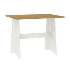 Cottonwood Wood L - Shaped Dining Nook White/Honey - Hillsdale Furniture -Home Style Deals Store GUEST 1b2b80f4 2e1a 4169 9424 761b51035f62