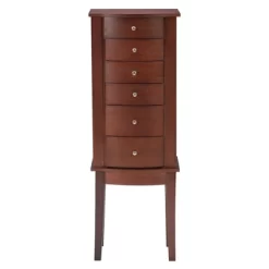 Francesca Jewelry Armoire Merlot Brown - Powell Company -Home Style Deals Store GUEST 1c33a988 d0ca 41ba 9eec 6cd243cf69d6