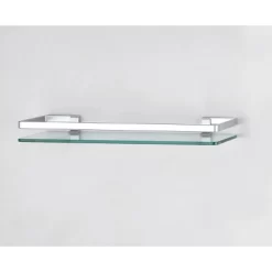 19.75" Floating Glass Bathroom Wall Shelf Chrome - Danya B. -Home Style Deals Store GUEST 1c97c06b 8a22 4f55 87ea a48caae6529e