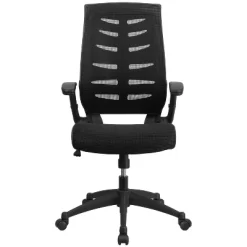 Emma And Oliver High Back Black Mesh Swivel Ergonomic Office Chair With Adjustable Flip-Up Arms -Home Style Deals Store GUEST 1ce91668 7089 4a0e 8b55 f3f2c8b2ed5e