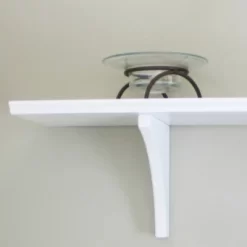 7.5" X 35" Mission Shelf With Bracket White - InPlace -Home Style Deals Store GUEST 1e67584c aa61 4ce9 8658 caff1791bb67