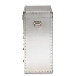 Serge Metal 3 Drawer Accent Storage Chest Silver - Baxton Studio -Home Style Deals Store GUEST 1ed3aca6 1e3d 4f57 97b5 e18f6265297d