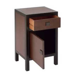 Contemporary Small Wood Cabinet Dark Brown - Olivia & May -Home Style Deals Store GUEST 1ef3cf47 5b9a 4196 8366 e5e79f0272c7