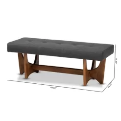 Theo Bench - Baxton Studio -Home Style Deals Store GUEST 1f11a29b eca7 4066 beff 2f9829b44f9b
