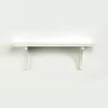 7.5" X 35" Mission Shelf With Bracket White - InPlace