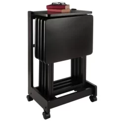 5pc Brienda Set Flip Top Snack Table - Winsome -Home Style Deals Store GUEST 1fbe3fd8 16f5 43c9 93e6 4084259c9f7d